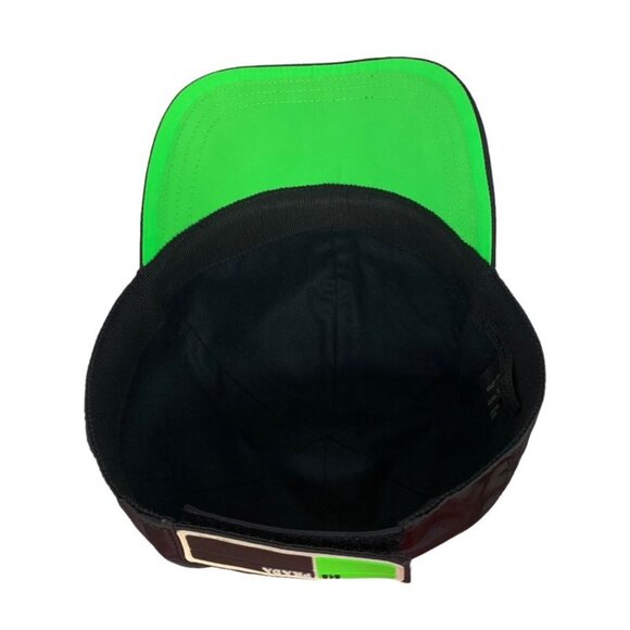 Prada Cap Nylon Logo Baseball Cap 2 Hc274 Size L Black and Green 0864 main image 4